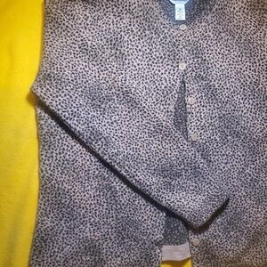 Leopard Print Cardigan